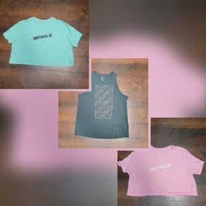 Women's Nike Crop and Tank Top Bundle size L